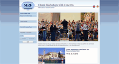 Desktop Screenshot of choral-workshops.com